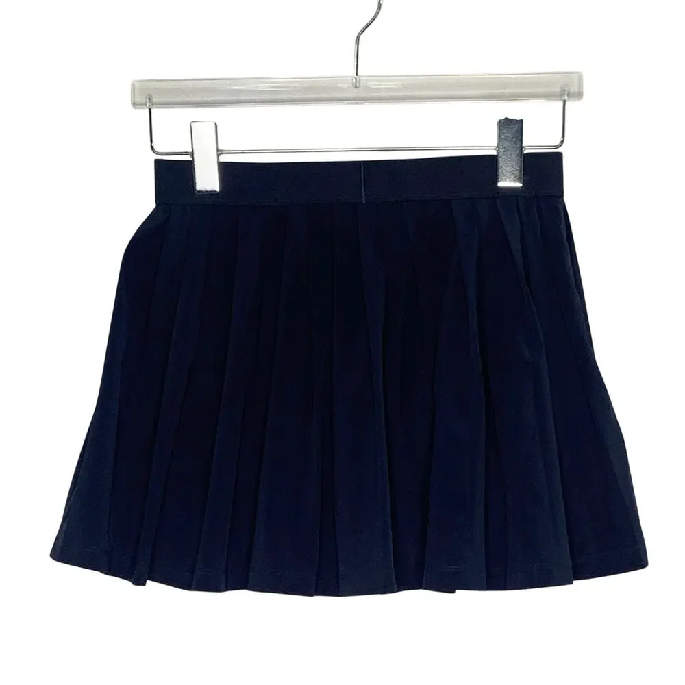 Athleta Girl Pleat Perfect Skort XL Girl Navy Mini Active Sports